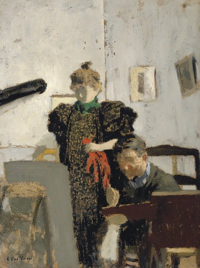 ヴァロットンとナタンソン 作： Edouard Vuillard