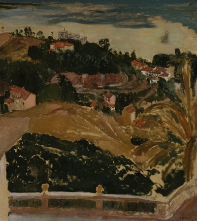 カンヌの眺め、1901年 作： Edouard Vuillard