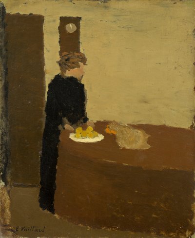 黒人の女、c。 1891年。 作： Edouard Vuillard