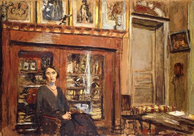 インテリアの女性、1920年頃 作： Edouard Vuillard