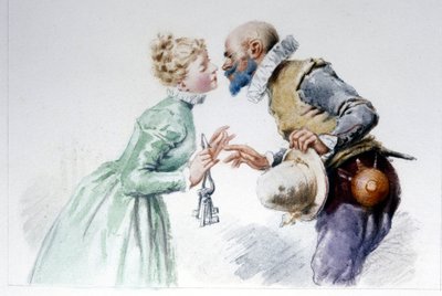 青ヒゲと7人の妻たち（イラスト：エドゥアール・ド・ボーモン 作： Edouard de (after) Beaumont