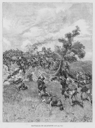 カラタフィミの戦い（版画 作： Edouardo Matania