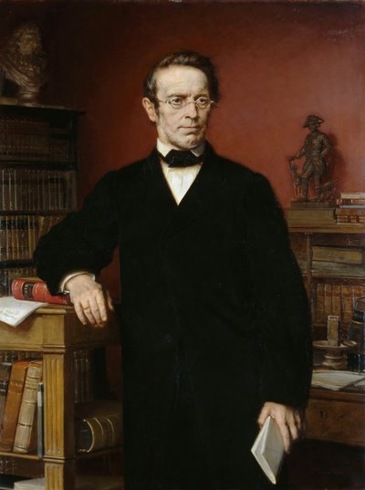 ヨハン・グスタフ・ドロイセン1808-1884、1885の肖像。 作： Eduard Bendemann