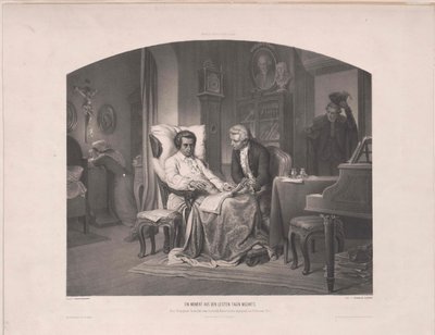 モーツァルトの死 作： Eduard Friedrich Leybold