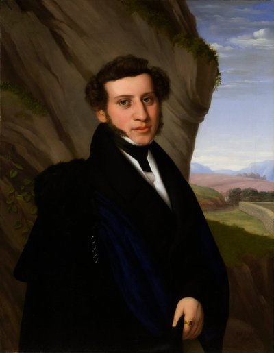 サム・エーレンスタムの肖像 作： Eduard Friedrich Leybold