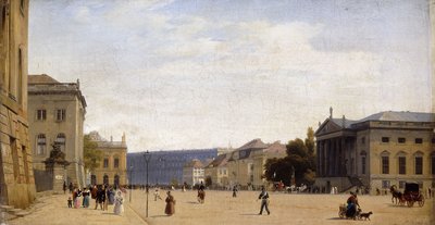 ウンターデンリンデン、ベルリン、1836 作： Johann Philipp Eduard Gartner