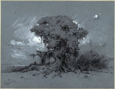 古い木 作： Eduard Hildebrandt