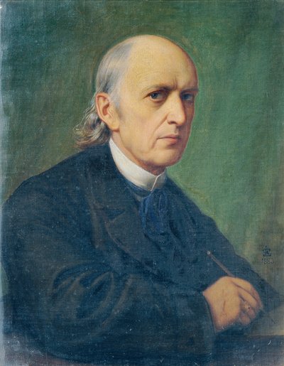 自画像 作： Eduard Jakob von Steinle