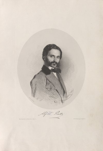 チェロ奏者で作曲家のアルフレド・ピアッティの肖像 1822-1901, 1858. 作： Eduard Kaiser