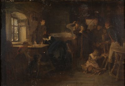 逃げた難民たち 作： Eduard Kurzbauer