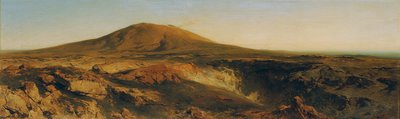 1878年のエトナ山頂 作： Eduard Peithner von Lichtenfels