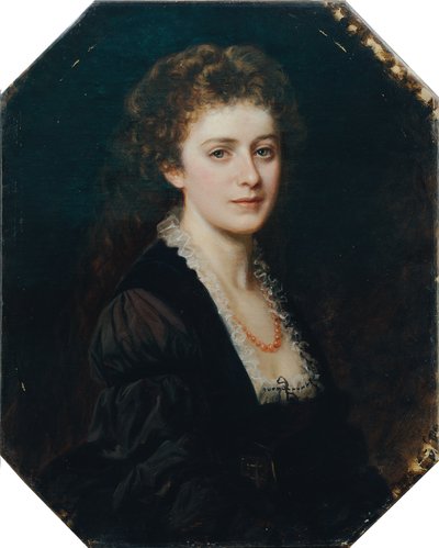 女性の肖像 作： Eduard Ritter von Engerth