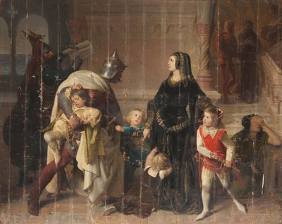 マンフレッドの息子たちの捕獲 作： Eduard Ritter von Engerth