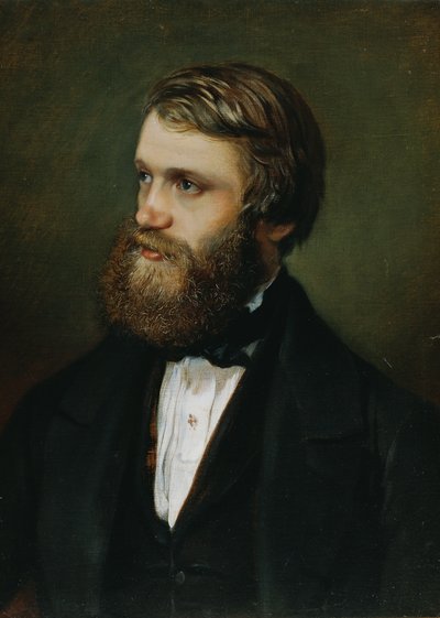 自画像 作： Eduard Ritter von Engerth