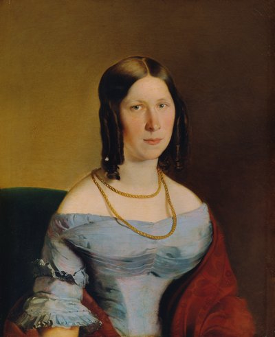 女性の肖像 作： Eduard Swoboda