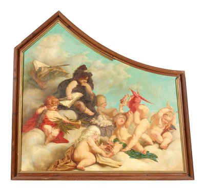 天井画の一部（プッティ・アレゴリー） 作： Eduard Theodor Ritter von Grützner