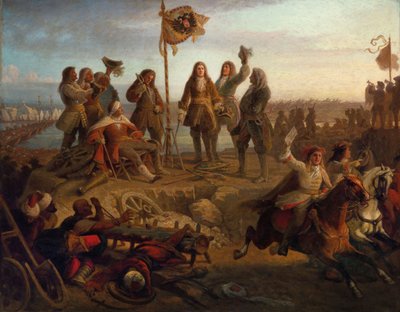ユージーン王子は皇帝に使者を送り、彼の勝利を知らせました…、1860年頃。 作： Eduard von Engerth