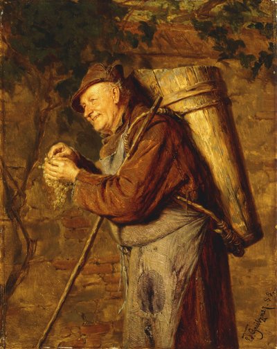 修道院の農産物、1888 作： Eduard von Grutzner