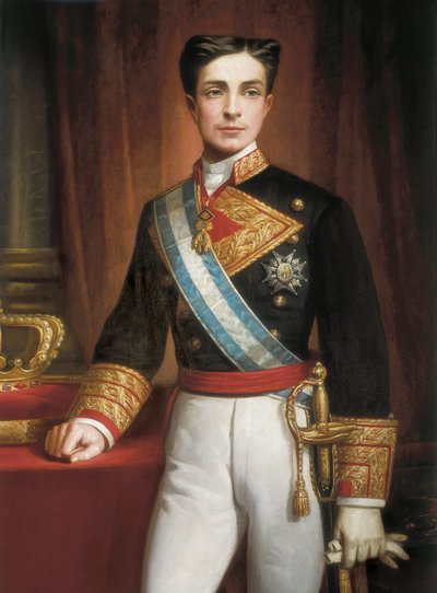 アルフォンソ12世の肖像（Alfonso XII 作： Eduardo Balaca y Canseco