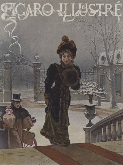 赤ちゃんのために。ルフィガロイラストの表紙、1893年1月（クロモタイポグラフ） 作： Eduardo Tofano