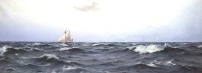 大西洋を渡るヴァルキリー2世、1893年 作： Eduardo de Martino