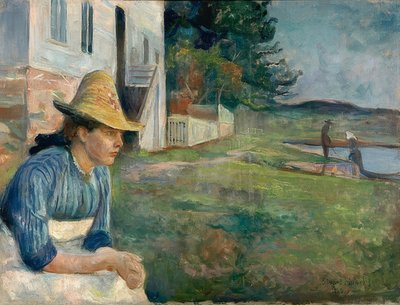 イブ。 1888 作： Edvard Munch