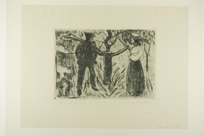 アダムとイブ 作： Edvard Munch