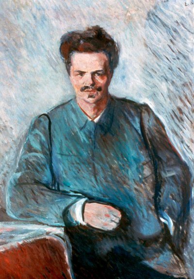 アウグストストリンドバーグ、1892年 作： Edvard Munch