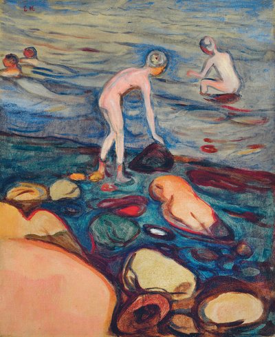 入浴者 作： Edvard Munch
