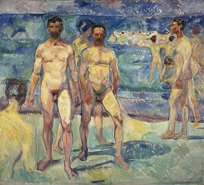 男性の入浴 作： Edvard Munch