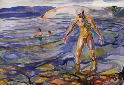 入浴者 作： Edvard Munch
