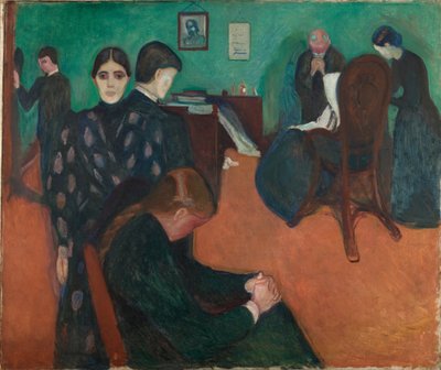 病室での死 作： Edvard Munch
