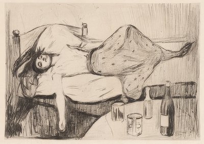 翌日。 1894 作： Edvard Munch
