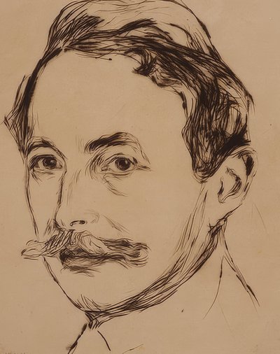 博士マックスリンデ。 1902 作： Edvard Munch