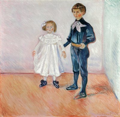 Erdmute and Hans-Herbert Esche、Munch、Edvard (1863-1944) 作。 キャンバスに油彩 作： Edvard Munch
