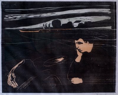 Ilta (Melankolia III) 作： Edvard Munch