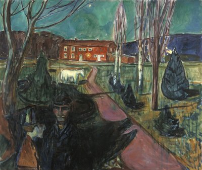イブニングムード 作： Edvard Munch