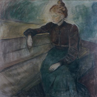 女性のポートレート 作： Edvard Munch
