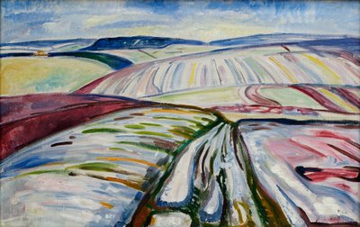 雪原 作： Edvard Munch