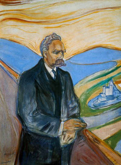 フリードリヒニーチェ、1906年 作： Edvard Munch