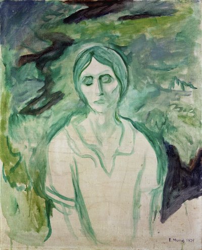 ゴシックガール 作： Edvard Munch