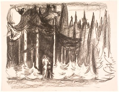 森の中 作： Edvard Munch