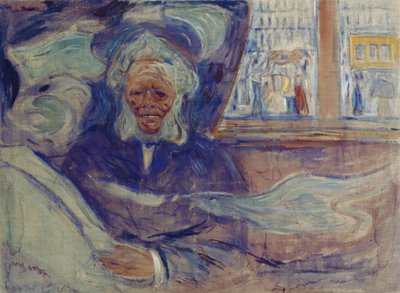 グランドカフェのイプセン 作： Edvard Munch