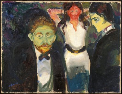 嫉妬 作： Edvard Munch