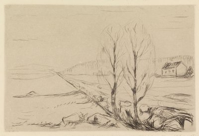 2本の木 作： Edvard Munch