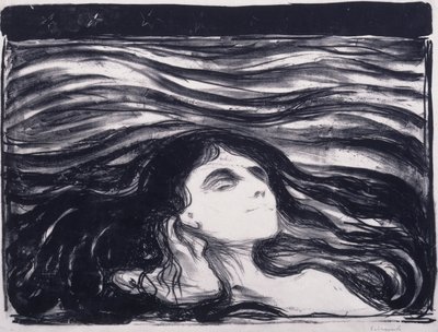 波打ち際の恋人たち 作： Edvard Munch