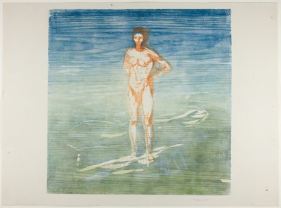 男の入浴 作： Edvard Munch