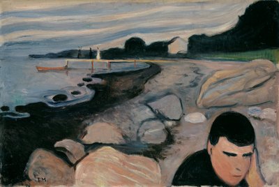 メランコリー 作： Edvard Munch