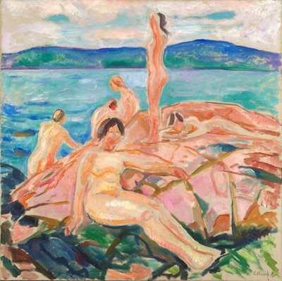 真夏 作： Edvard Munch