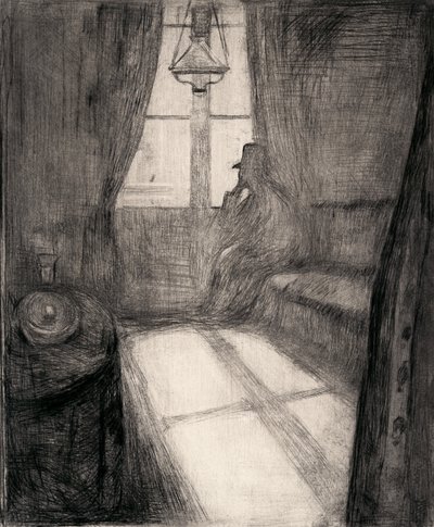月の光（サン＝クルーの夜 作： Edvard Munch